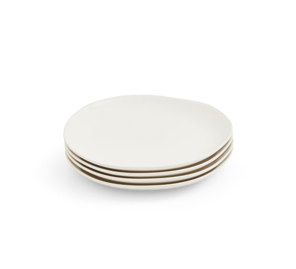 portmeirion Sophie Conran Arbor 4 Salad Plates Cream