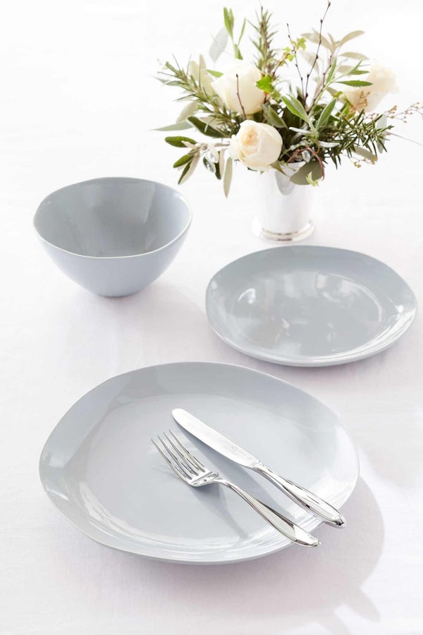 Portmeirion Sophie Conran Arbor 4 Salad Plates Grey
