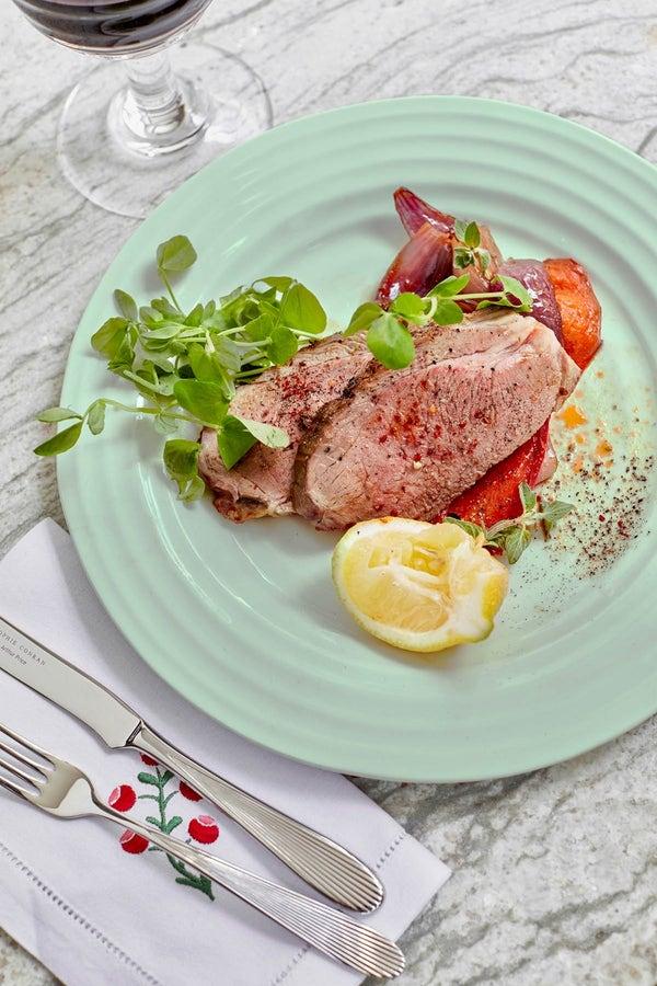 Portmeirion Sophie Conran Celadon Set Of 4 Dinner Plates