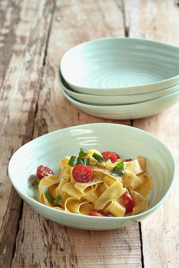 Portmeirion Sophie Conran Celadon Set Of 4 Pasta Bowls