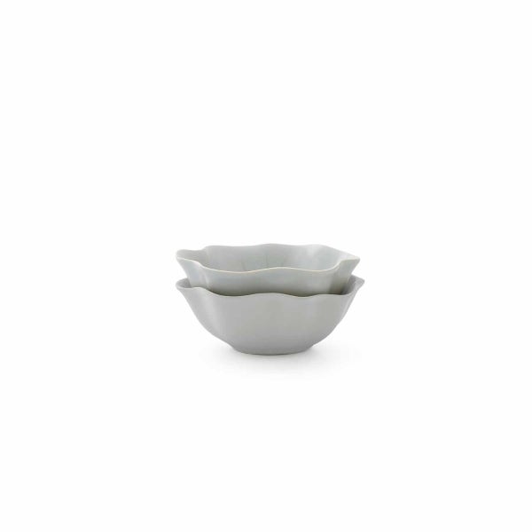 portmeirion Sophie Conran Floret 2 Small Bowls Grey