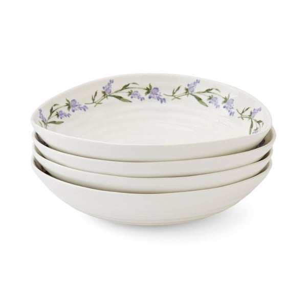 portmeirion Sophie Conran Lavandula Set of 4 Pasta Bowls