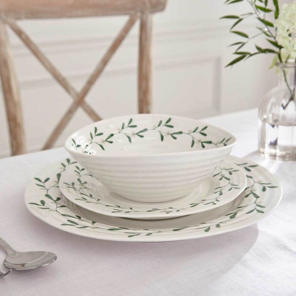 Portmeirion Sophie Conran Mistletoe 12 Piece Dinner Set
