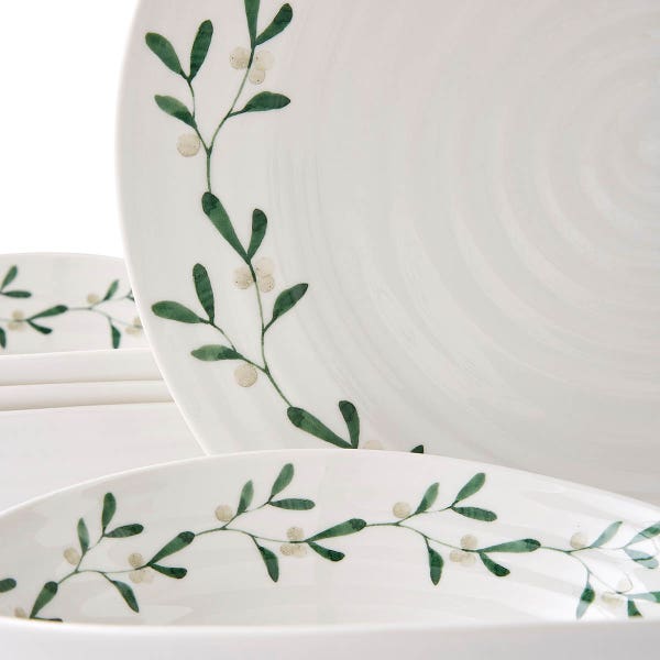 Portmeirion Sophie Conran Mistletoe 12 Piece Dinner Set