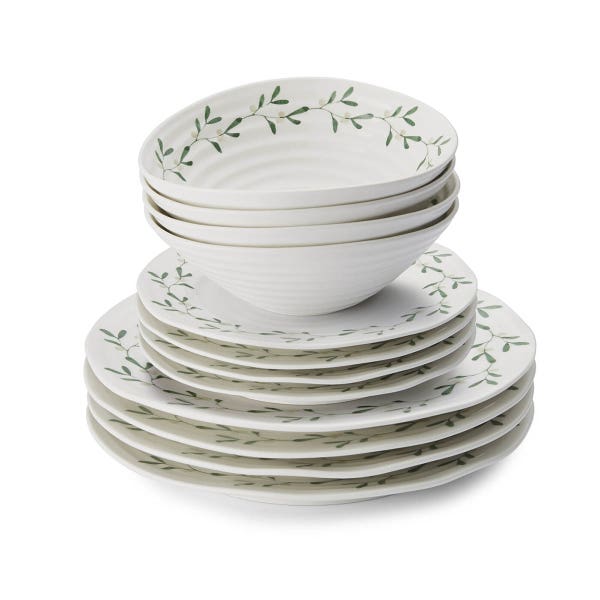 Portmeirion Sophie Conran Mistletoe 12 Piece Dinner Set