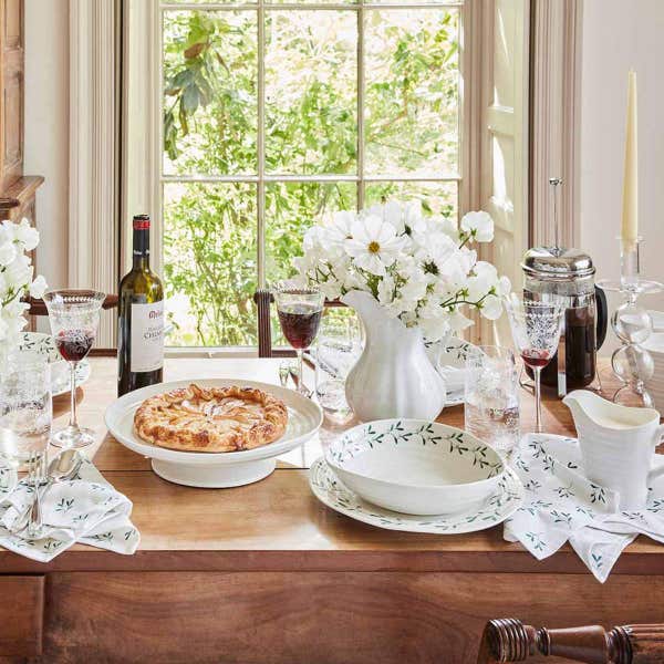 Portmeirion Sophie Conran Mistletoe Set Of 2 Napkins