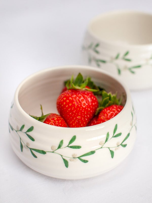 Portmeirion Sophie Conran Mistletoe Small Dishes Set