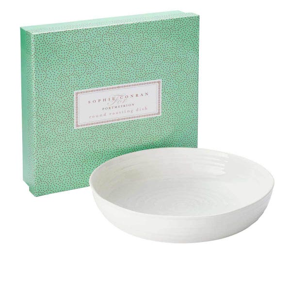 Portmeirion Sophie Conran Round Roasting Dish White
