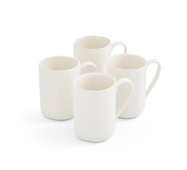 portmeirion Sophie Conran Set of 4 Arbor Mugs Cream
