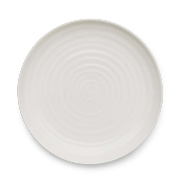 Portmeirion Sophie Conran Set Of 4 Coupe Buffet Plates White