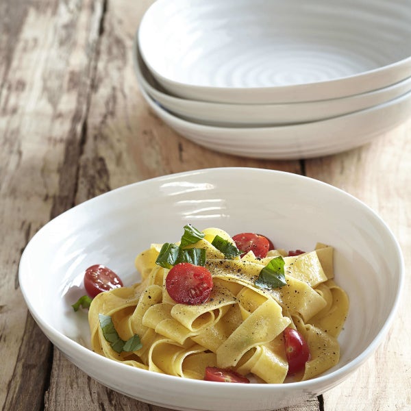portmeirion Sophie Conran Set Of 4 Pasta Bowls White