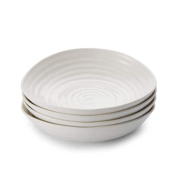 portmeirion Sophie Conran Set of 4 Pasta Bowls White