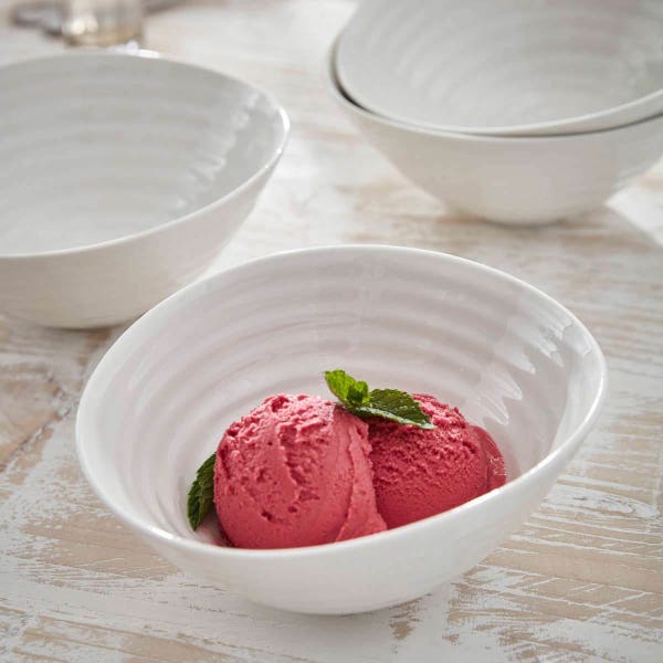 Portmeirion Sophie Conran Set Of 4 Sorbet Dishes White