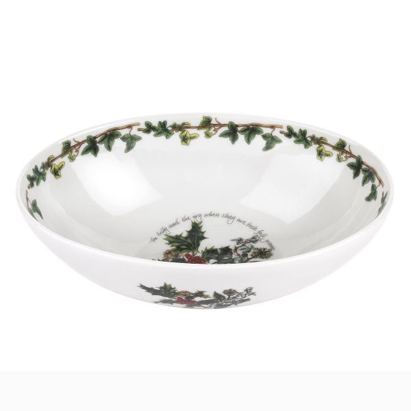 portmeirion The Holly and the Ivy Oval Nesting Bowl