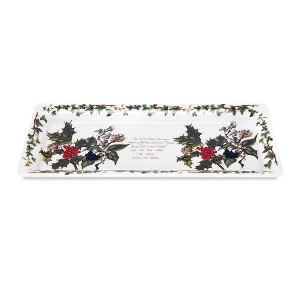 portmeirion The Holly and the Ivy Rectangle Sandwich Tray