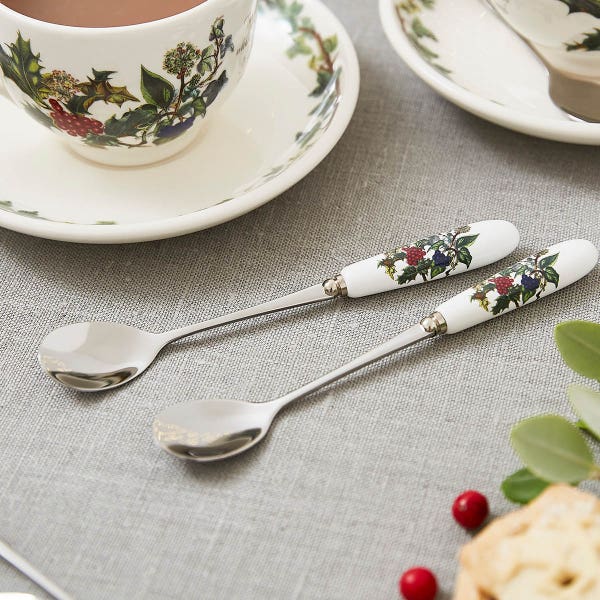 Portmeirion The Holly And The Ivy Set Of 6 Tea Spoons