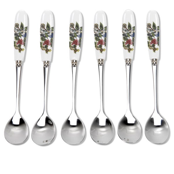 portmeirion The Holly and the Ivy Set of 6 Tea Spoons