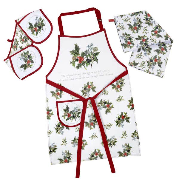 portmeirion The Holly & the Ivy Textile Accessories Set