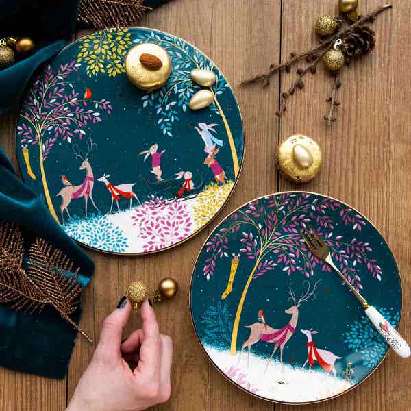 Portmeirion Woodland Tales Serving Plate Deer & Robin