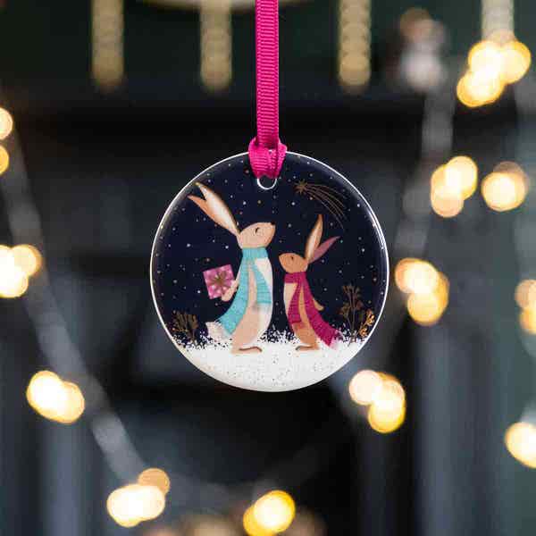 Portmeirion Woodland Tales Set Of 3 Christmas Decorations Assorted