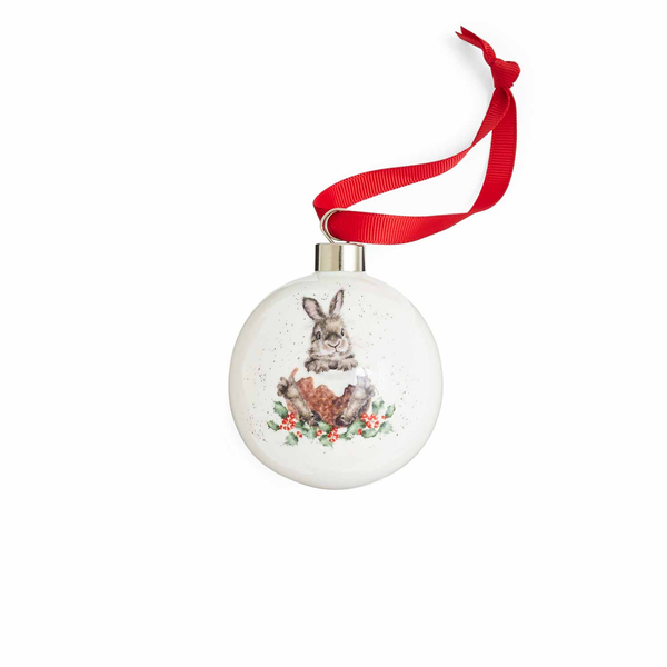 portmeirion Wrendale Christmas Merry Christmas Bauble
