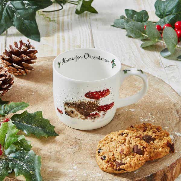 Portmeirion Wrendale Designs Home For Christmas Mug