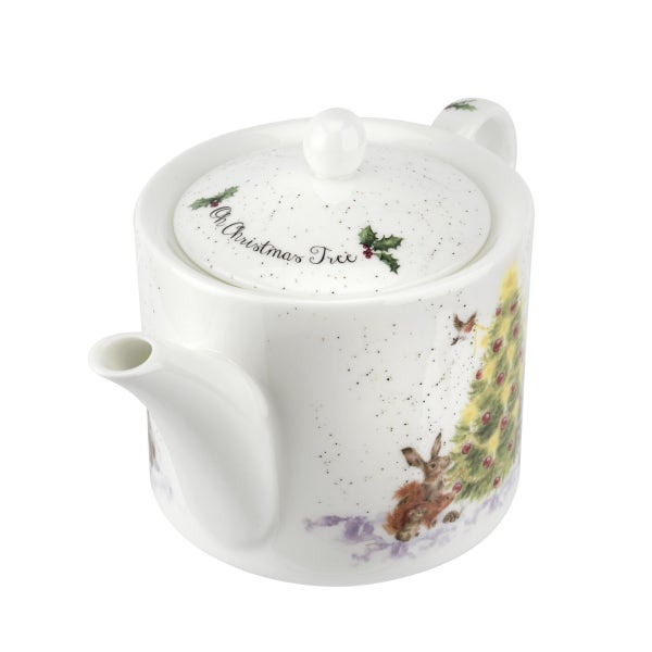 Portmeirion Wrendale Designs Oh Christmas Tree 1pt Teapot