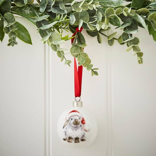 Portmeirion Wrendale Designs Rabbit Christmas Decoration