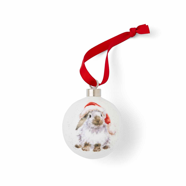 portmeirion Wrendale Designs Rabbit Christmas Decoration