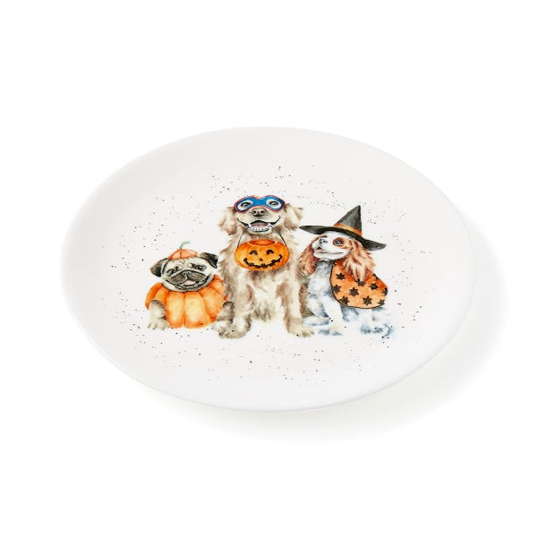 Portmeirion Wrendale Designs Trick Or Treat Coupe Plate