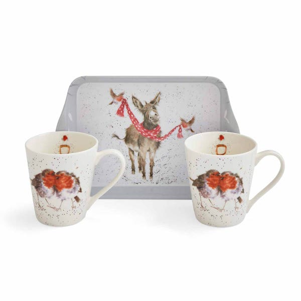 portmeirion Wrendale Designs Winter Friends Mug & Tray