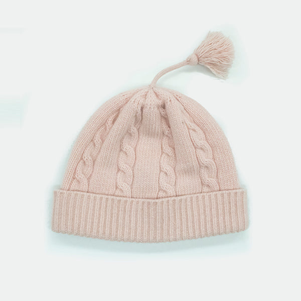 Portolano BABY CASHMERE CABLE HAT STITCH