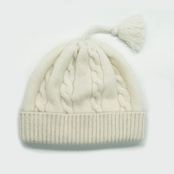 portolano BABY CASHMERE CABLE HAT STITCH