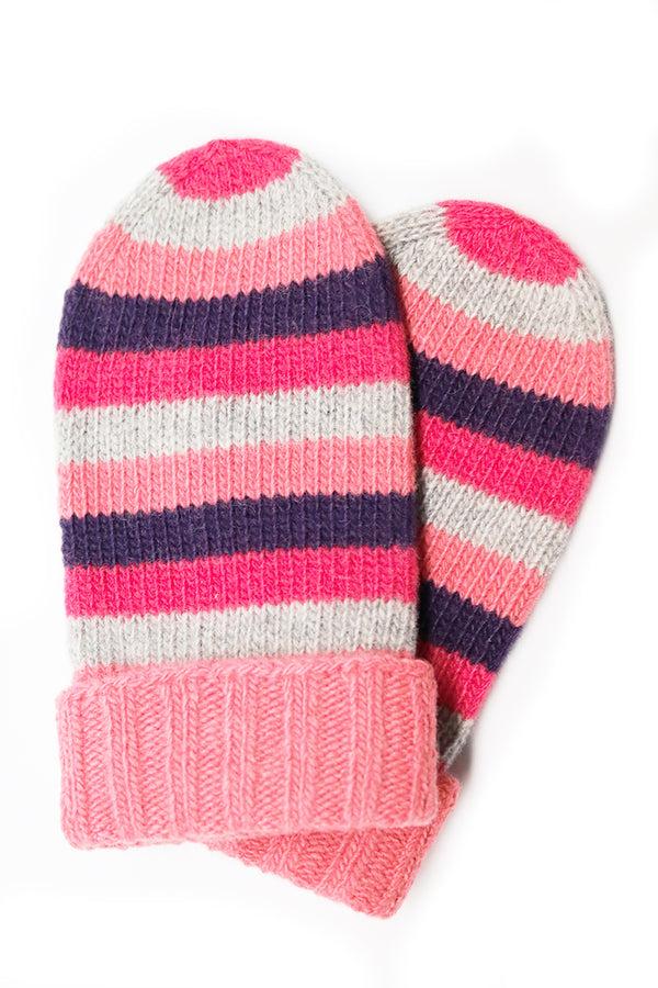Portolano BABY STRIPED MITTENS