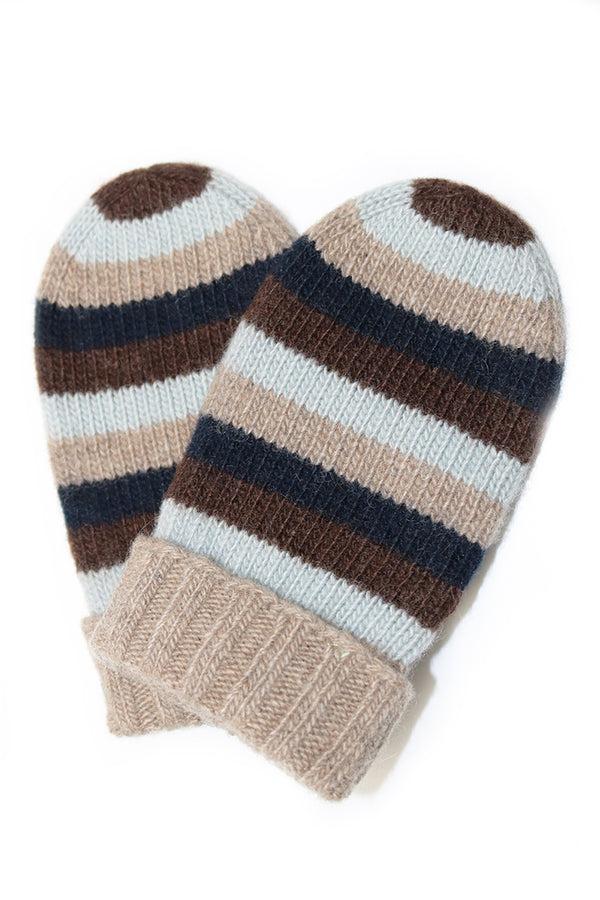 portolano BABY STRIPED MITTENS