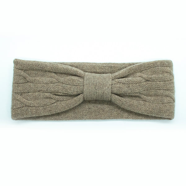 Portolano CASHMERE CABLE HEADBAND