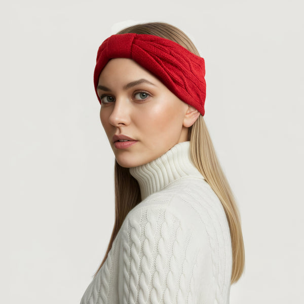 portolano CASHMERE CABLE HEADBAND