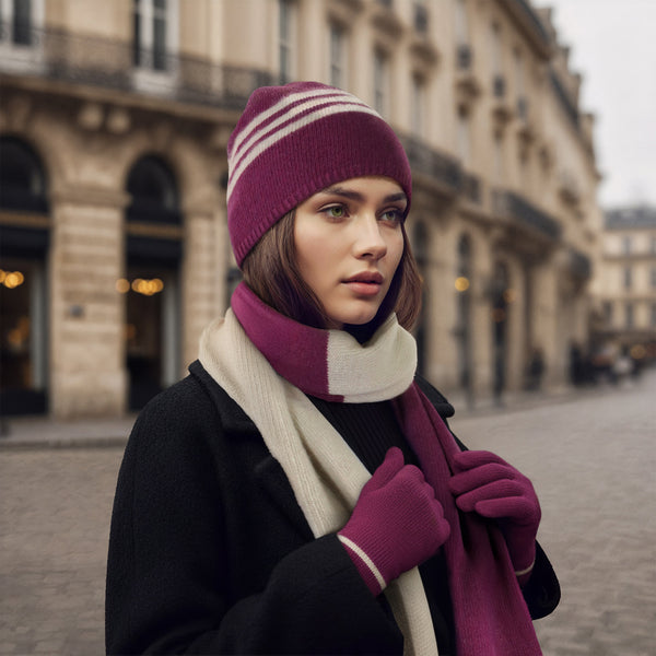 portolano CASHMERE COLOR BLOCK SCARF