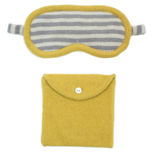 portolano CASHMERE EYEMASK+POUCH SET