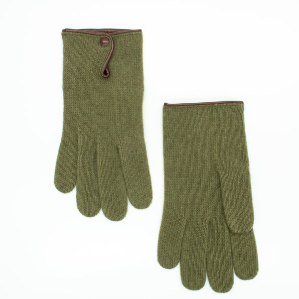 Portolano CASHMERE GLOVES WITH BUTTON