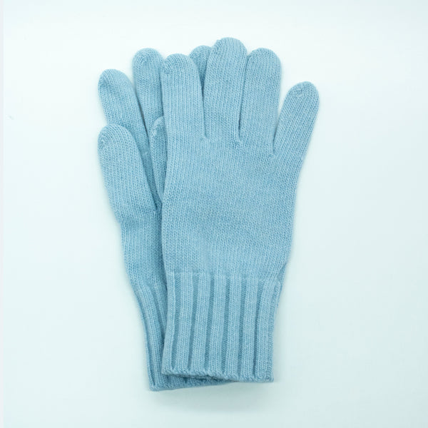 Portolano CASHMERE GLOVES WITH RIBBED CUFF