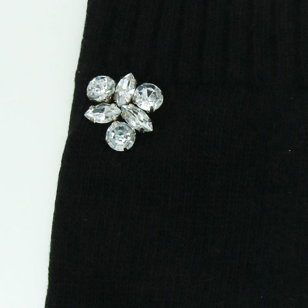 Portolano CASHMERE GLOVES WITH STONES