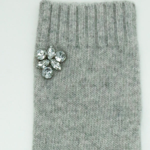 Portolano CASHMERE GLOVES WITH STONES