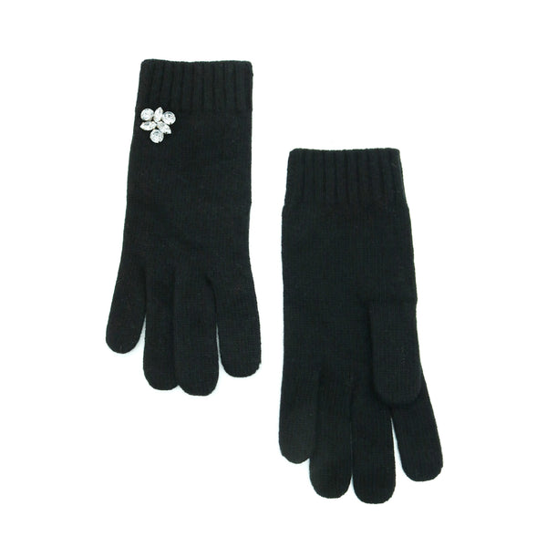 portolano CASHMERE GLOVES WITH STONES