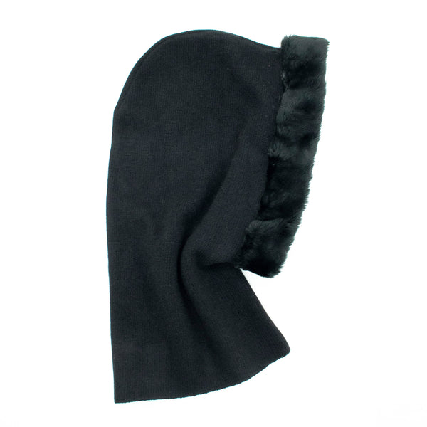 Portolano CASHMERE HOOD WITH FUR
