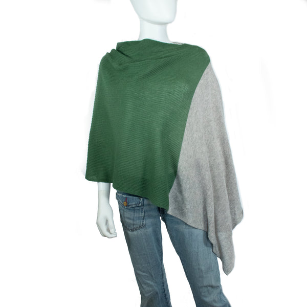 Portolano CASHMERE TWO TONE PONCHO