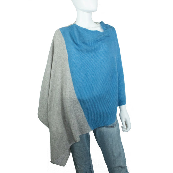 Portolano CASHMERE TWO TONE PONCHO