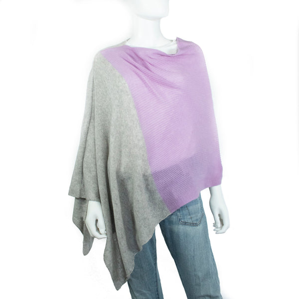 Portolano CASHMERE TWO TONE PONCHO