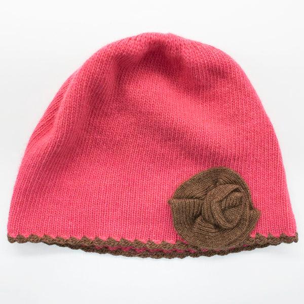 Portolano KIDS HAT WITH CONTRAST FLOWER