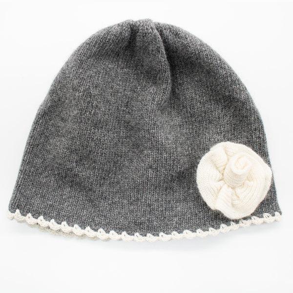 Portolano KIDS HAT WITH CONTRAST FLOWER
